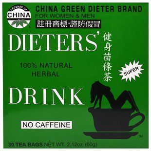 Зеленый чай без кофеина Легенды Китая, Натуральный Uncle Lees Tea, 30 чайных пакетиков, (69 г) UNL-30603 фото