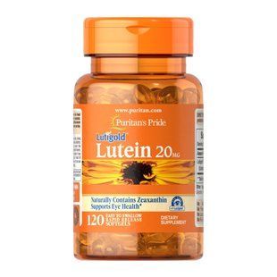 Lutein 20 mg with Zeaxanthin - 60 softgels 2023-10-2474 фото