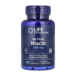 No Flush Niacin 640 mg - 100 caps 2023-10-5197 фото
