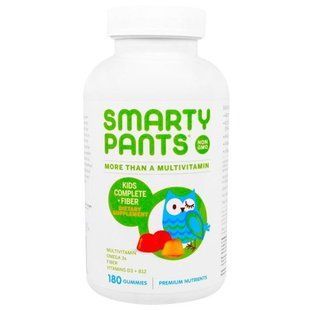SmartyPants, Детские мультивитамины с волокнами, 180 Gummies SMA-02006 фото