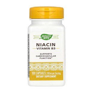Niacin 100 mg - 100 caps 2023-10-6392 фото