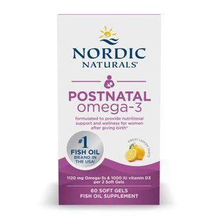Postnatal Omega-3 - 60 softgels 2023-10-5966 фото