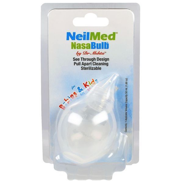NeilMed, Nasa Bulb, аспиратор для носа, для детей, 1.69 унции(50 мл) NMD-50101 фото