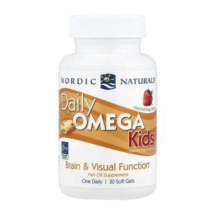 Daily Omega Kids - 30 softgels Natural Fruit (Повреждена банка) 2023-10-7906 фото
