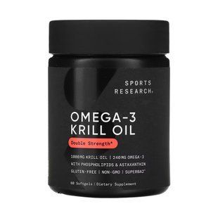 Omega-3 Krill Oil 1000mg - 60 softgels 2023-10-6176 фото