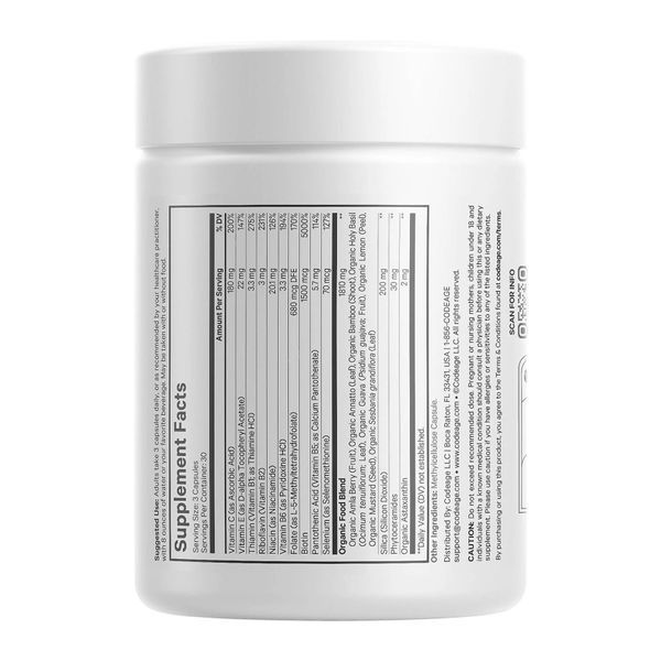 Beauty Tonic Biotin Supplement + Vitamins & Minerals - 90 vcaps 2023-10-7620 фото