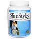 Natural Factors, Slim Styles, смесь для приготовления напитка для снижения веса, содержит PGX (полигликоплекс), французская ваниль, 1 фунт 12 унций NFS-03552 фото 1