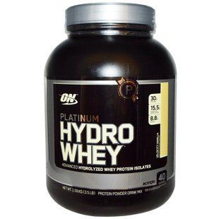 Optimum Nutrition, Platinum Hydrowhey, Velocity Vanilla, 3.5 lbs (1,590 g) OPN-02639 фото
