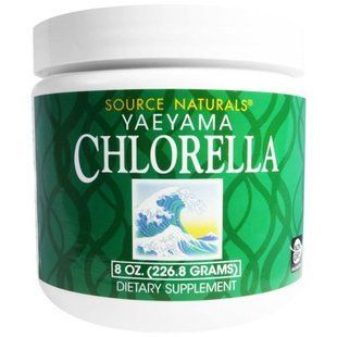 Source Naturals, Хлорелла с островов Яэяма, 8 унций (226,8 г) SNS-01528 фото