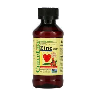 Zinc Plus Liquid - 118ml Natural Mango Strawberry 2023-10-3720 фото