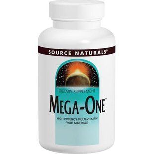Мультивитамины и минералы высокоэффективные Source Naturals Mega-One 180 таблеток SNS-00010 фото