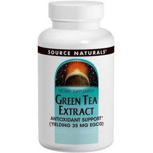 Екстракт зеленого чаю, Source Naturals, 60 таблеток SNS-00882 фото