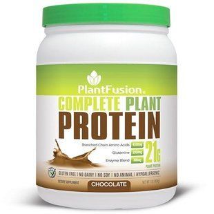 PlantFusion, Полный растительный белок, шоколад, 1 фунт (454 г) PLF-00191 фото