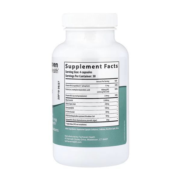 PQQ + Myo + D-Chiro Inositol Plus - 120 caps 2023-10-6675 фото